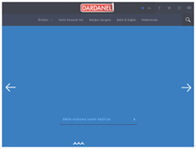 Tablet Screenshot of dardanel.com
